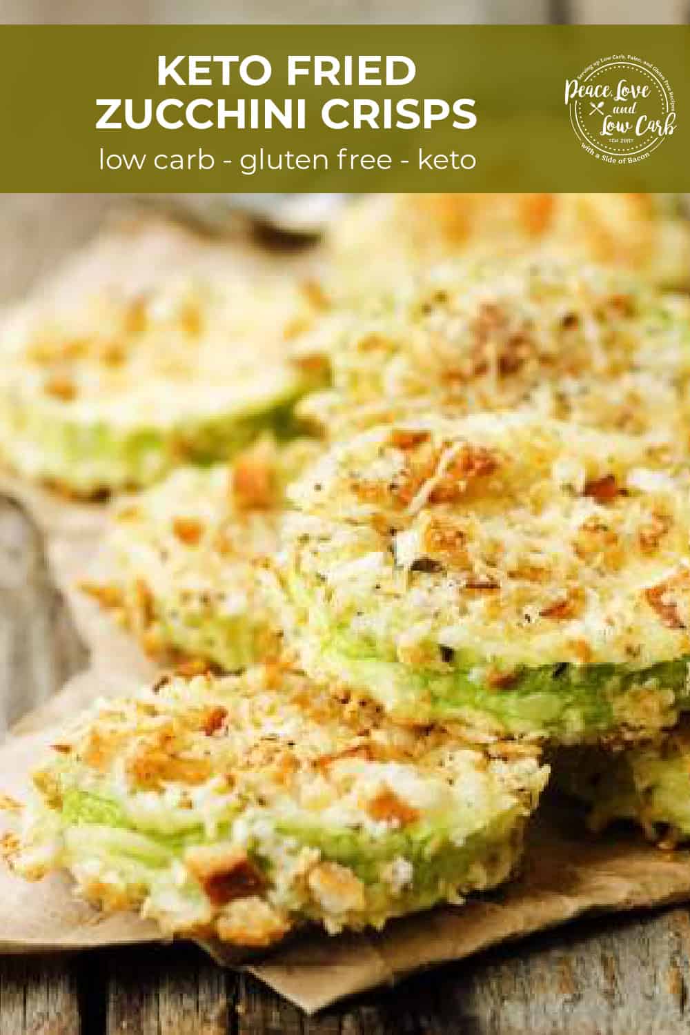 Keto Fried Zucchini - Peace Love and Low Carb