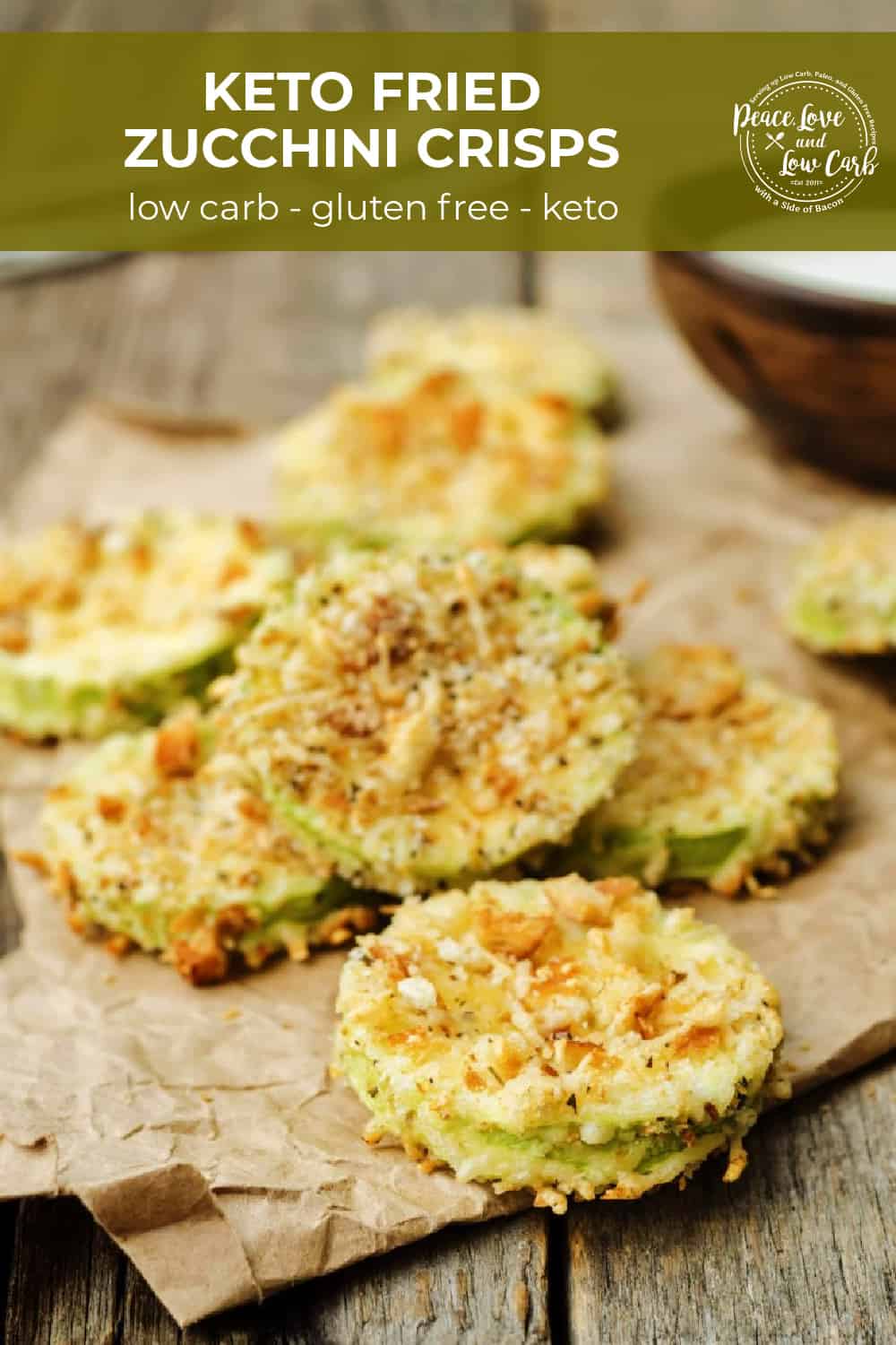 Keto Fried Zucchini - Peace Love and Low Carb