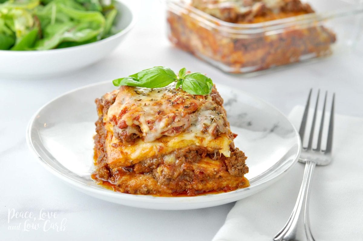 Keto Just Like the Real Thing Lasagna Peace Love and Low Carb