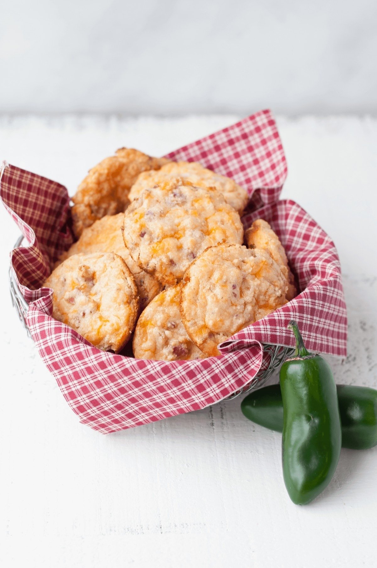 Cheddar Jalapeno Bacon Low Carb Biscuits