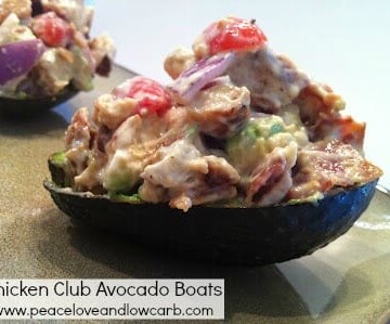Chicken Club Avocado Boats