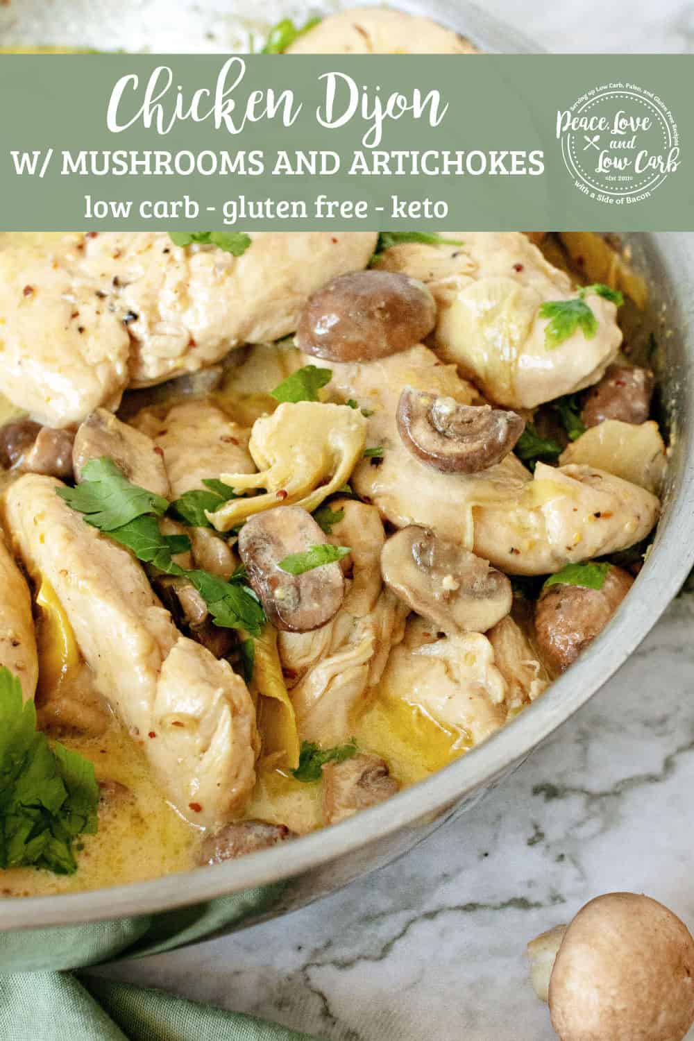 Keto Chicken Dijon 30 Minute Meals Peace Love and Low Carb
