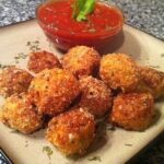 Low Carb Fried Mozzarella Balls