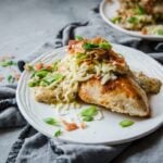 Cheesy Sour Cream Smothered Chicken | Peace Love and Low Carb