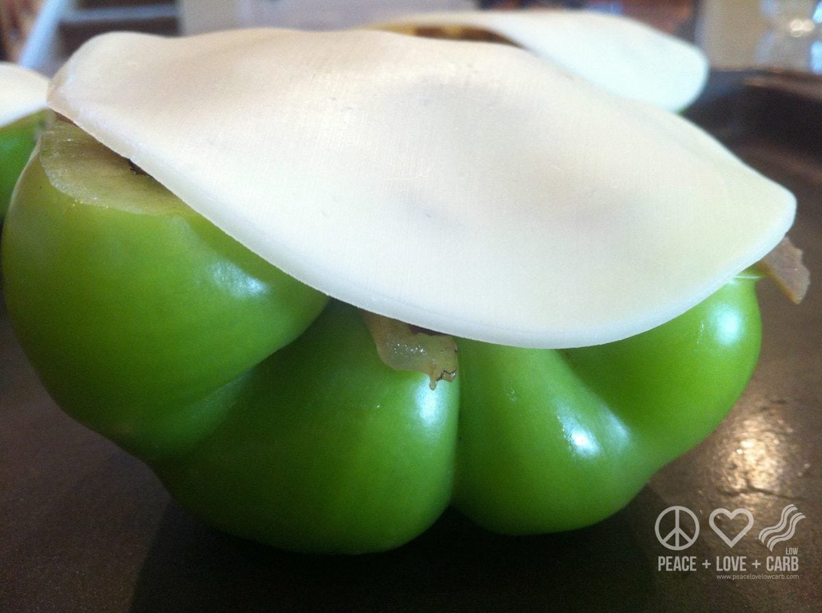 Philly Cheese Steak Stuffed Peppers - Low Carb, Gluten Free | Peace Love and Low Carb