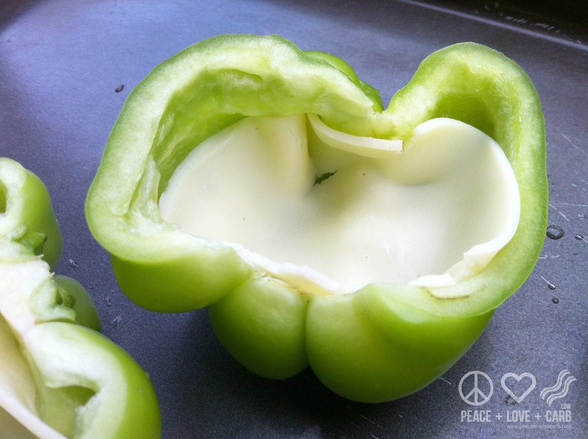 Philly Cheese Steak Stuffed Peppers - Low Carb, Gluten Free | Peace Love and Low Carb