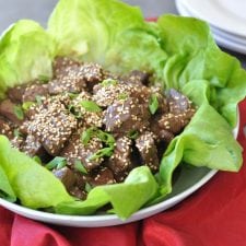 Low Carb Teriyaki Beef Bites