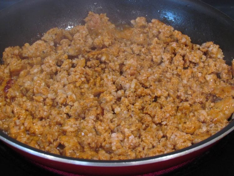 Slow cooker lentil and italian sausage soup