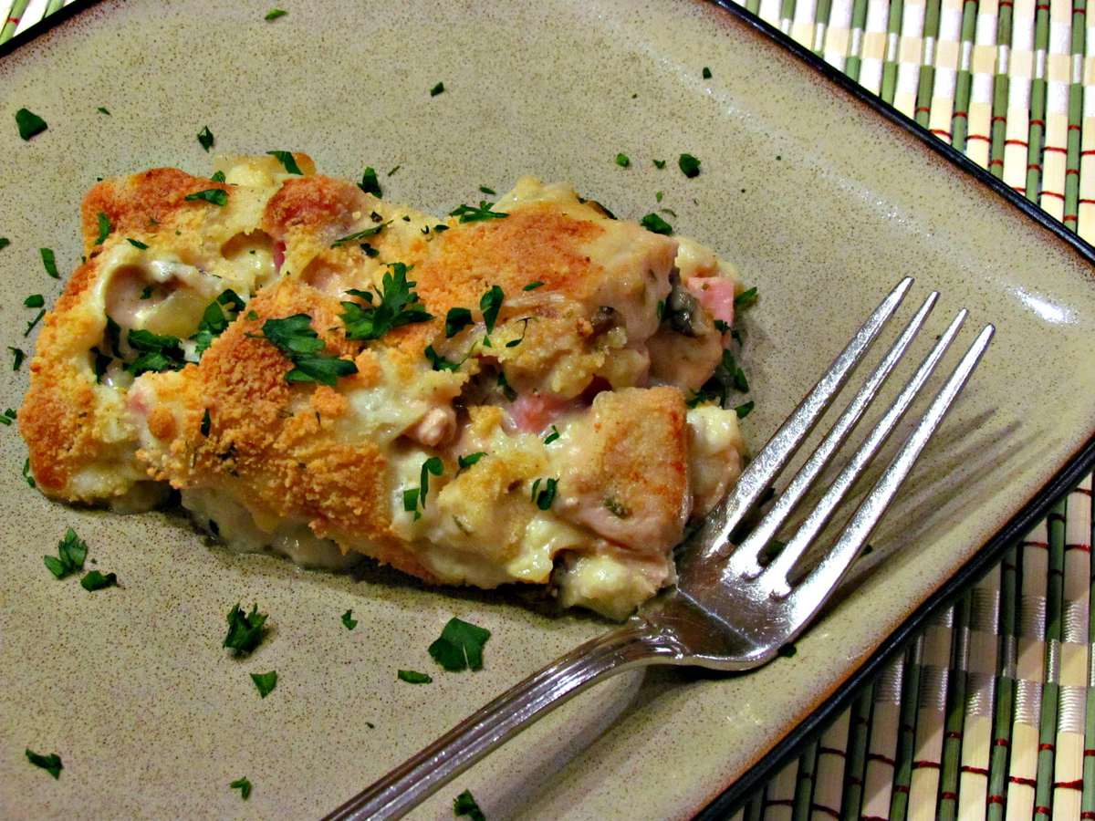 Keto Chicken Cordon Bleu Casserole  Peace Love and Low Carb