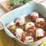 Keto Low Carb Chicken Parmesan Meatballs | Peace Love and Low Carb