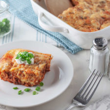 Cheesy Chorizo Breakfast Bake
