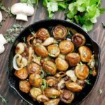 Balsamic Shallot Mushrooms - Peace Love and Low Carb