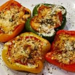 Pepperoni Pizza Stuffed Peppers - Low Carb, Gluten Free | Peace Love and Low Carb