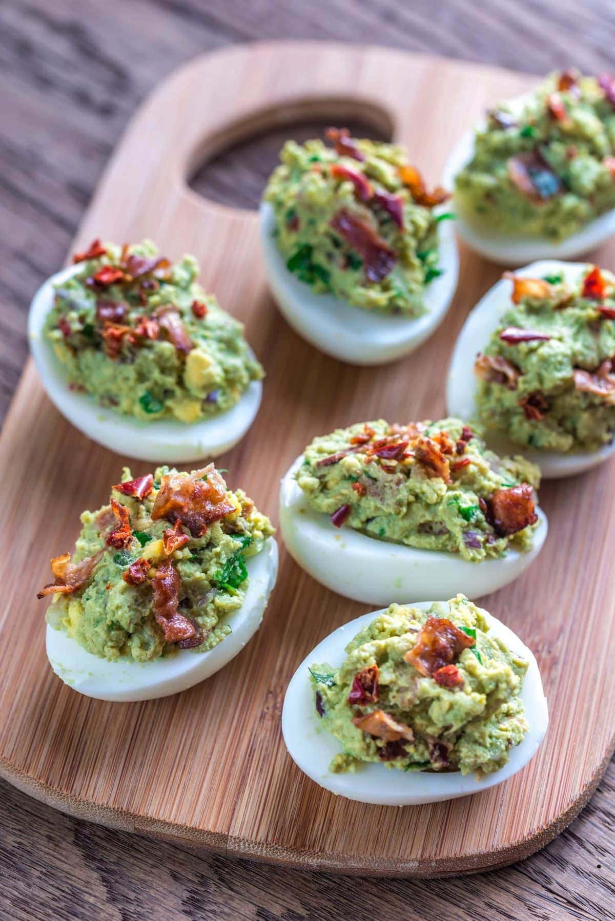 Guacamole Deviled Eggs