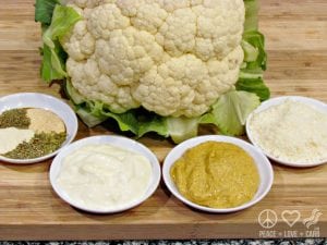 Parmesan Dijon Roasted Cauliflower - Low Carb, Gluten Free | Peace Love ...