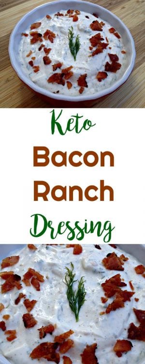 Keto Bacon Ranch Dressing | Peace Love and Low Carb