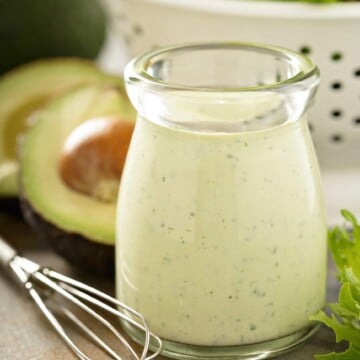 Keto Creamy Avocado Ranch Dressing | Peace Love and Low Carb