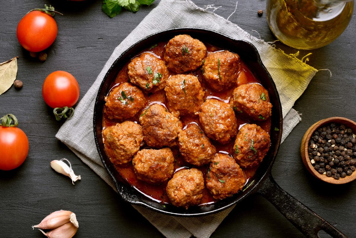 Tomato Dijon Turkey Meatballs | Peace Love and Low Carb