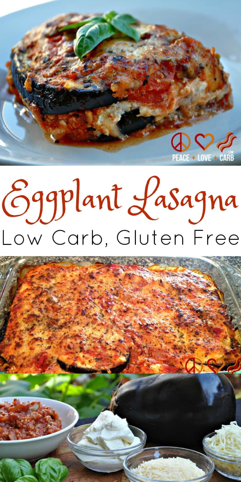 Eggplant Lasagna | Peace Love and Low Carb