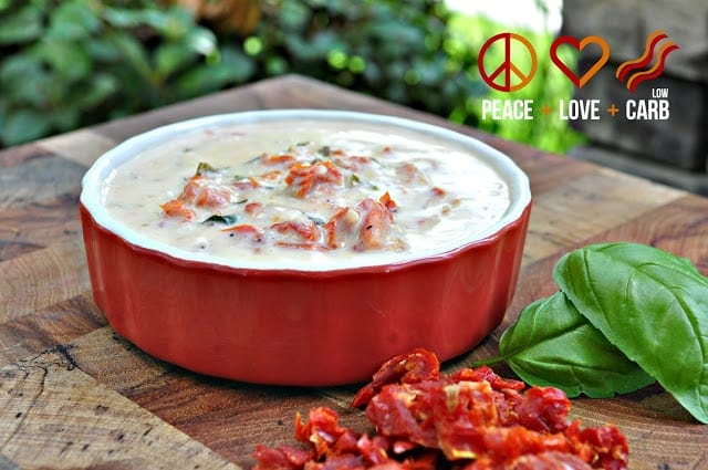 Sun-dried Tomato Cream Sauce - Peace Love and Low Carb