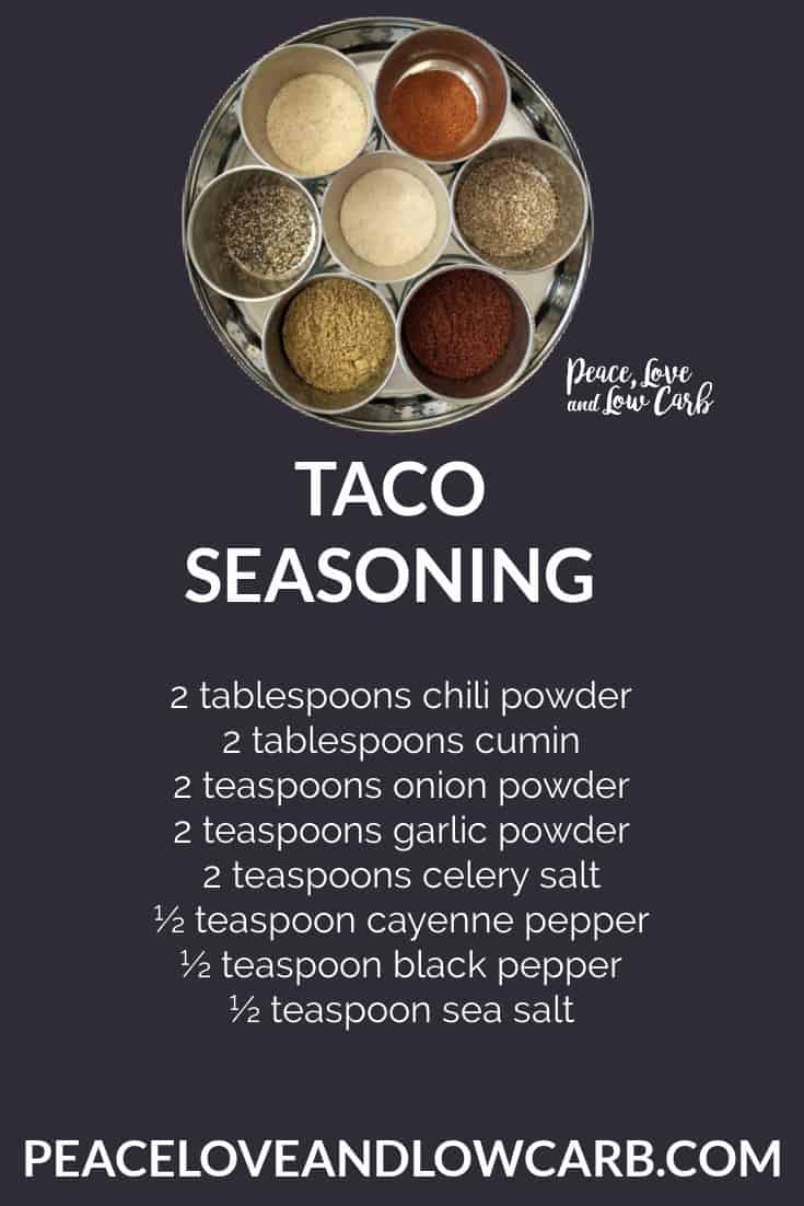 Low Carb Taco Seasoning Peace Love and Low Carb