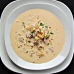 Keto Smoked Sausage and Cheddar Beer Soup | Peace Love and Low Carb