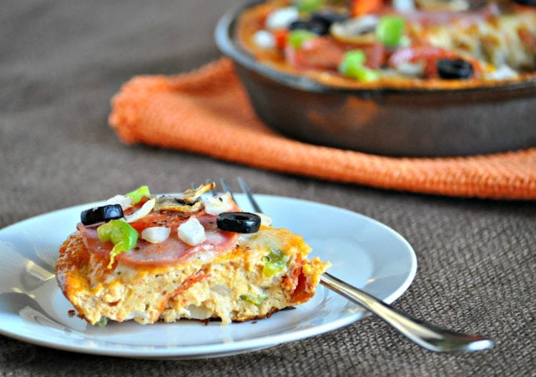 Keto Pizza Frittata Low Carb Gluten Free Peace Love and Low Carb