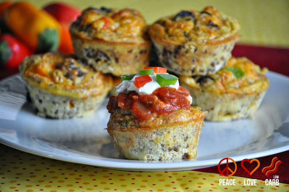 Taco Egg Muffins – Low Carb, Gluten Free