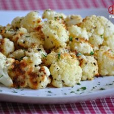 Roasted Garlic Parmesan Cauliflower