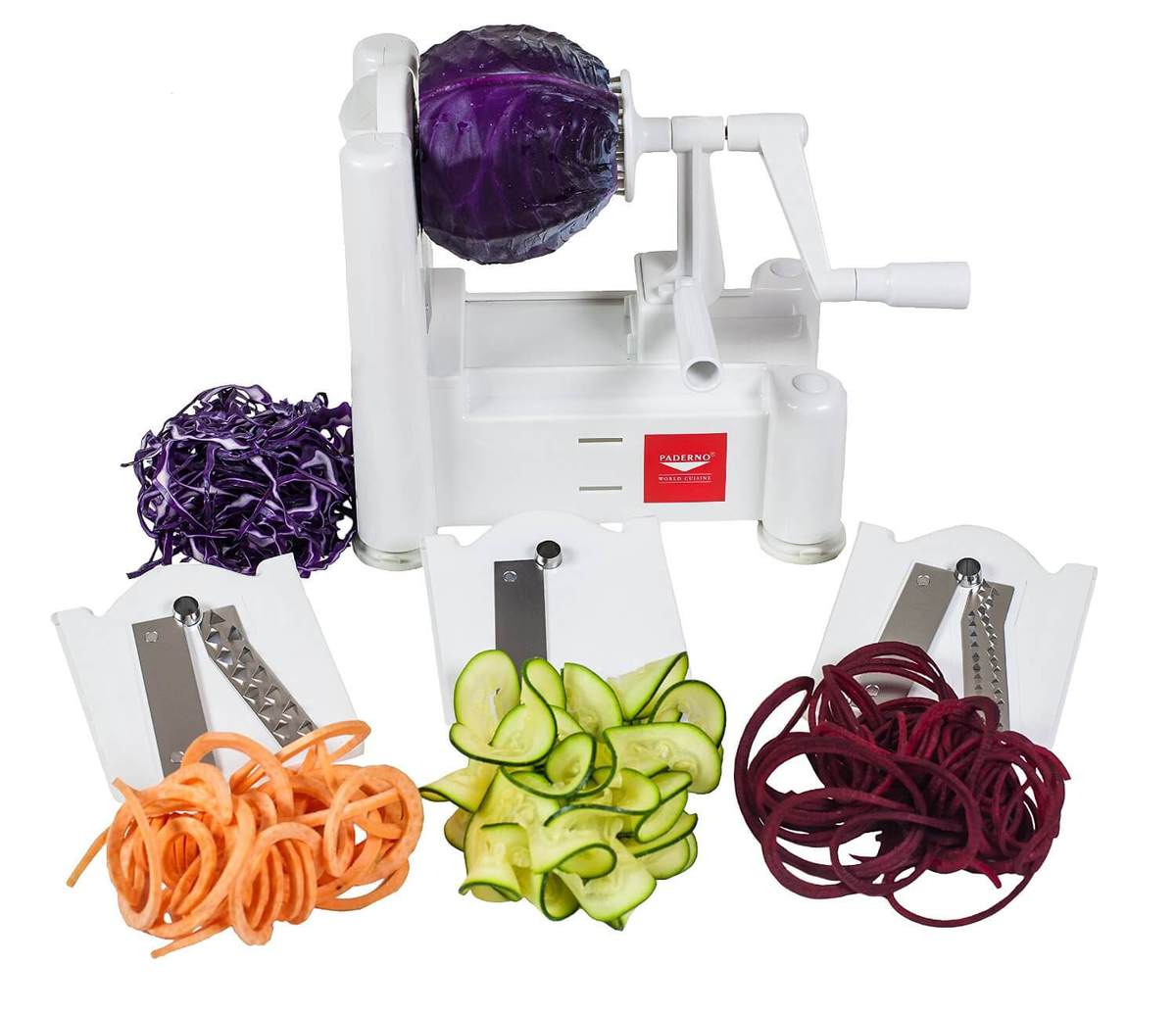 Paderno Spiral Slicer - Make Low Carb Noodles in a Cinch | Peace Love and Low Carb