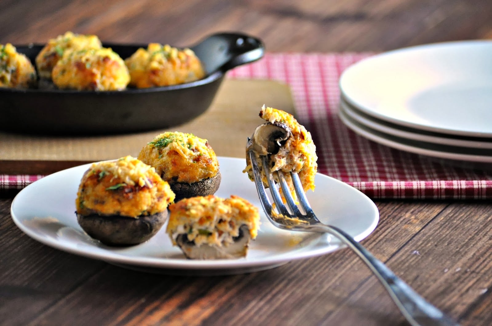 Crab Stuffed Mushrooms with Bacon - Low Carb, Gluten Free ...