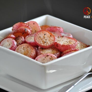 Butter Roasted Radishes
