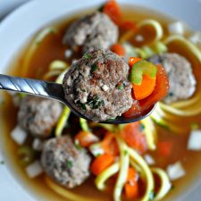 Italian Wedding Soup {Paleo, Keto, Whole30} 