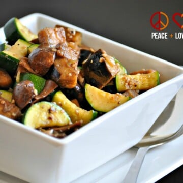 Roasted Mushrooms, Zucchini and Eggplant with Rosemary