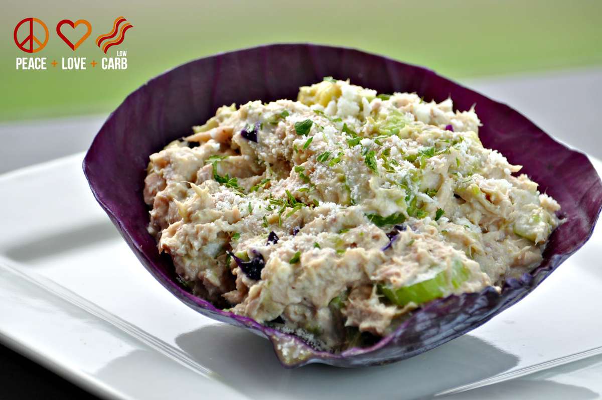 Avocado Tuna Salad - Low Carb, Gluten Free, Paleo