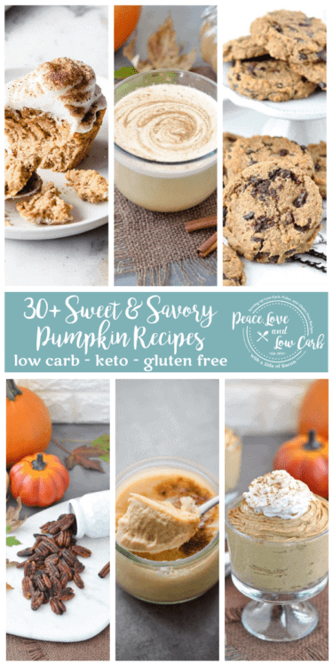 Pumpkinpalooza - 30+ Low Carb, Sweet and Savory Pumpkin Recipes