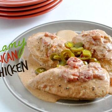 Creamy Mexican Slow Cooker Chicken, Low Carb, Gluten Free