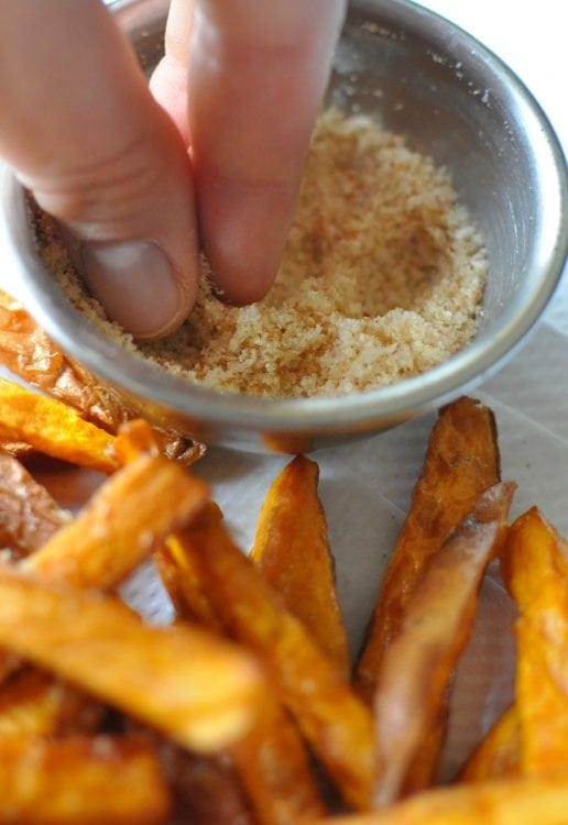 Sriracha Sweet Potato Fries - Paleo, Gluten Free