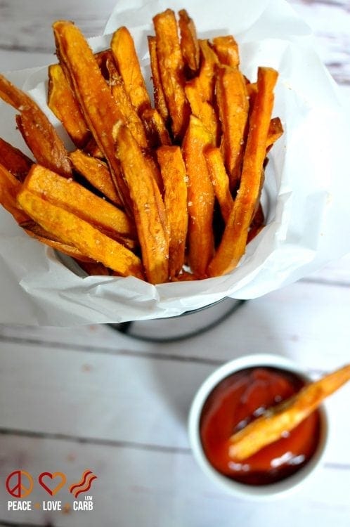 Sriracha Sweet Potato Fries - Paleo, Gluten Free