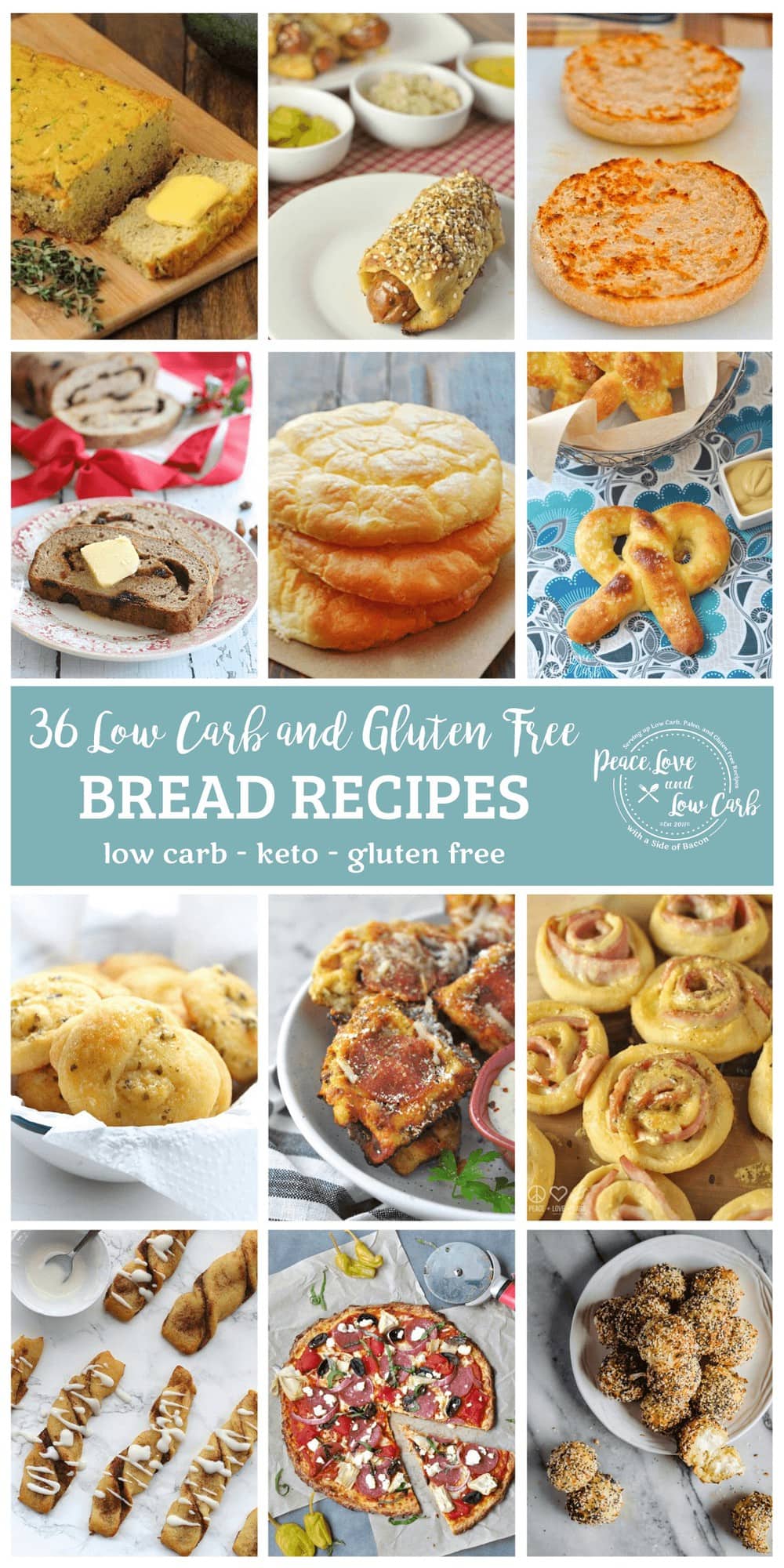 Low Carb Bread Recipes | Peace Love and Low Carb