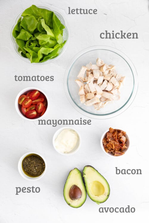 Pesto Chicken Salad - keto, paleo | Peace, Love and Low Carb