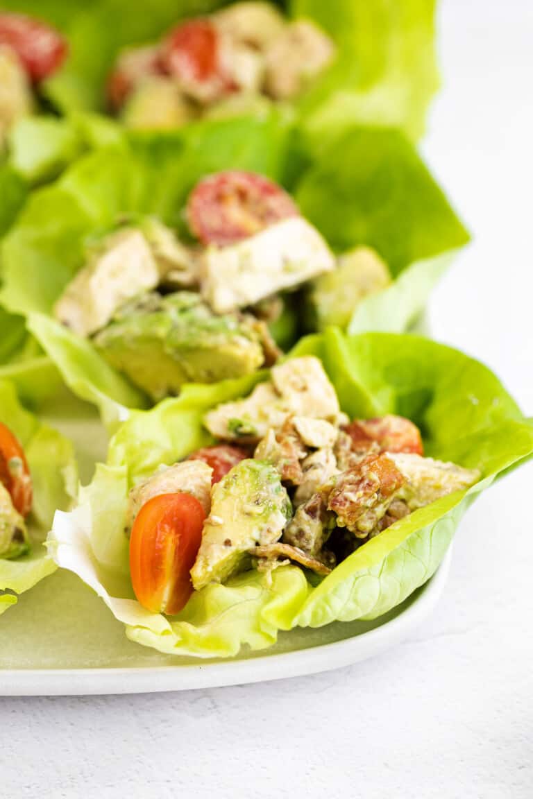 Pesto Chicken Salad keto, paleo Peace, Love and Low Carb