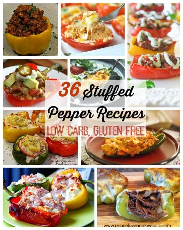 36 Low Carb Stuffed Pepper Recipes, Gluten Free Peace Love and Low Carb
