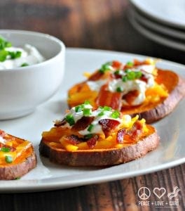 Loaded Sweet Potato Bites - from The Primal Low Carb Kitchen Cookbook