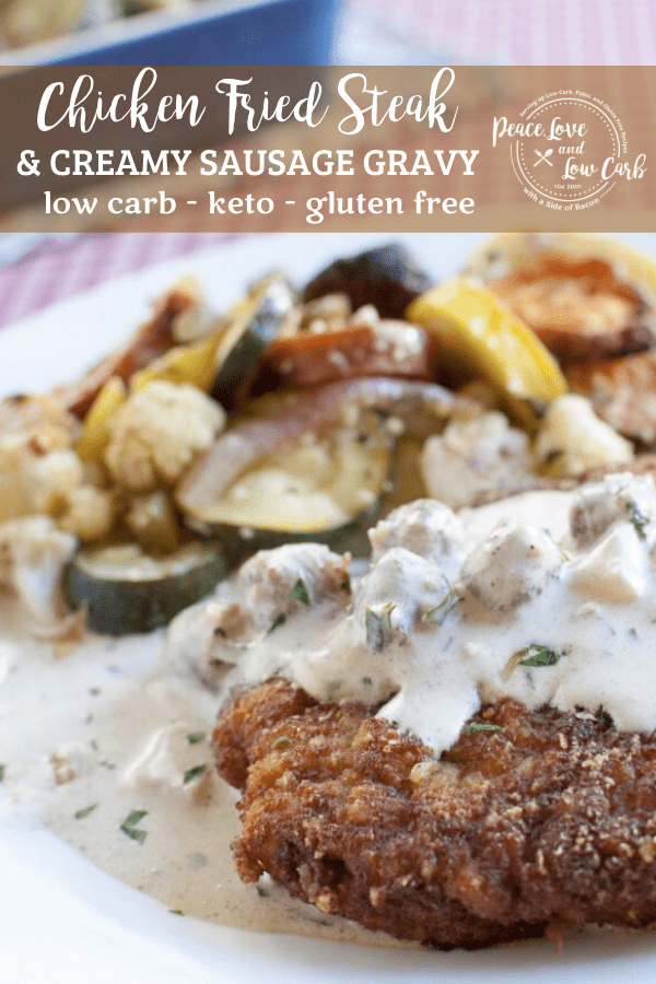 Keto Chicken Fried Steak | Peace Love and Low Carb