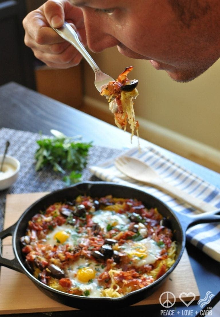 Italian Spaghetti Squash Breakfast Casserole - Low Carb, Gluten Free ...