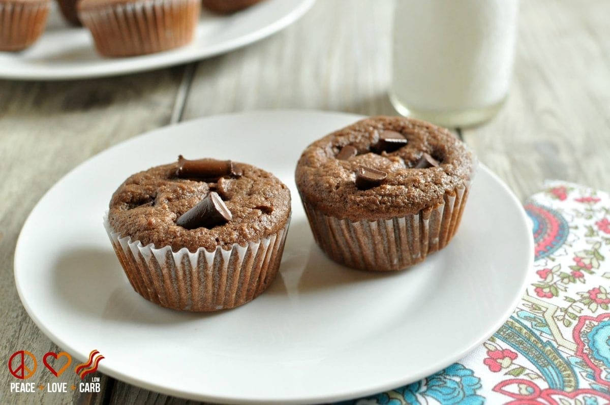 Chocolate Mocha Cupcakes - Low Carb, Gluten Free | Peace Love and Low Carb