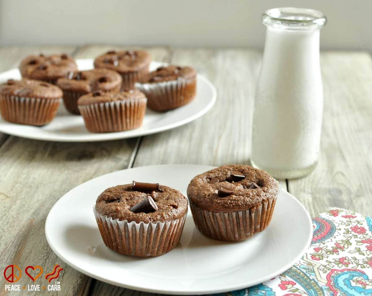 Chocolate Mocha Cupcakes - Low Carb, Gluten Free | Peace Love and Low Carb