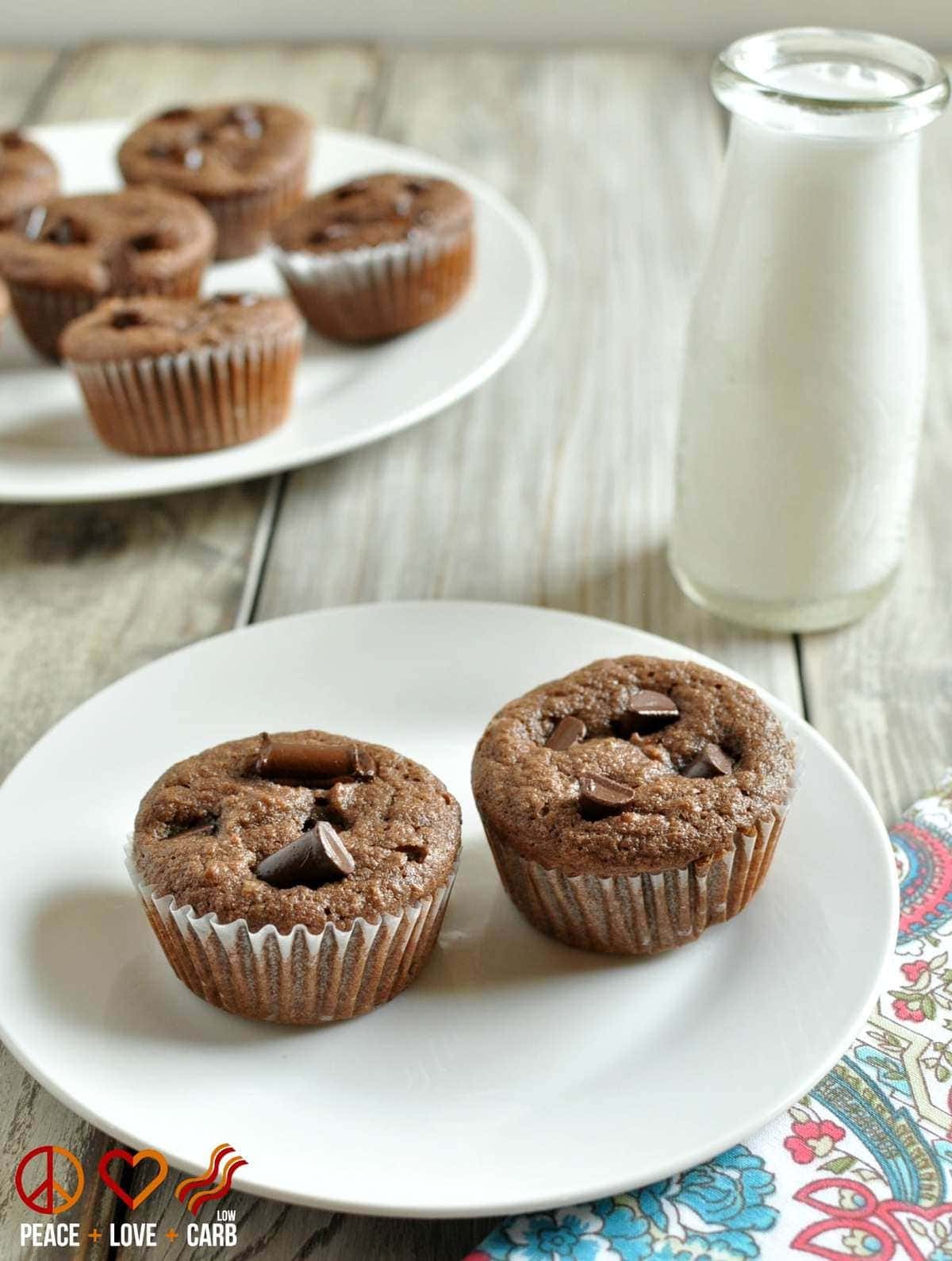 Chocolate Mocha Cupcakes - Low Carb, Gluten Free | Peace Love and Low Carb