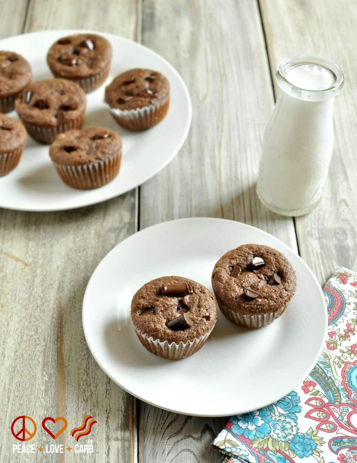 Chocolate Mocha Cupcakes - Low Carb, Gluten Free | Peace Love and Low Carb